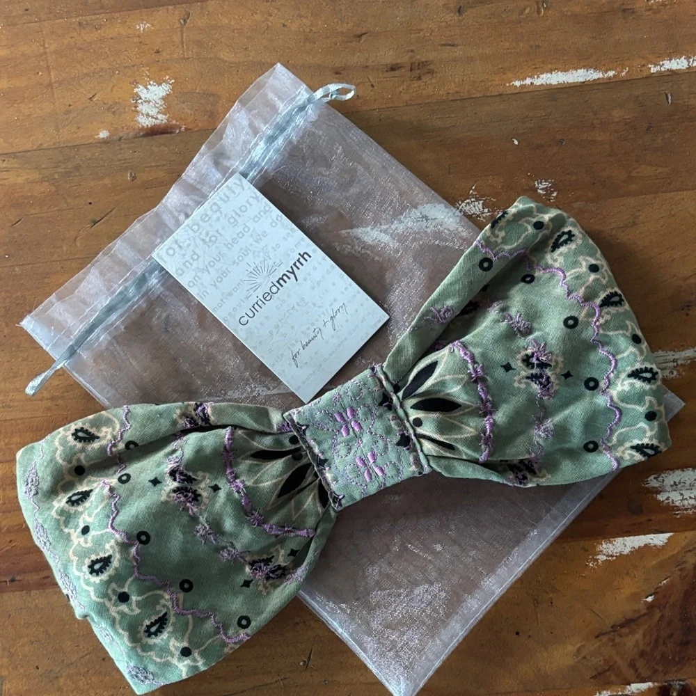 NWT Free People Curried Myrrh Sage Green Green Freebird Headband